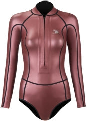 Zipper glide skin spring wetsuit Cut Bikini