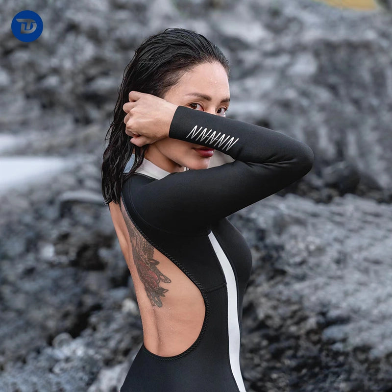Killer Whale Series bikini backless wetsuit