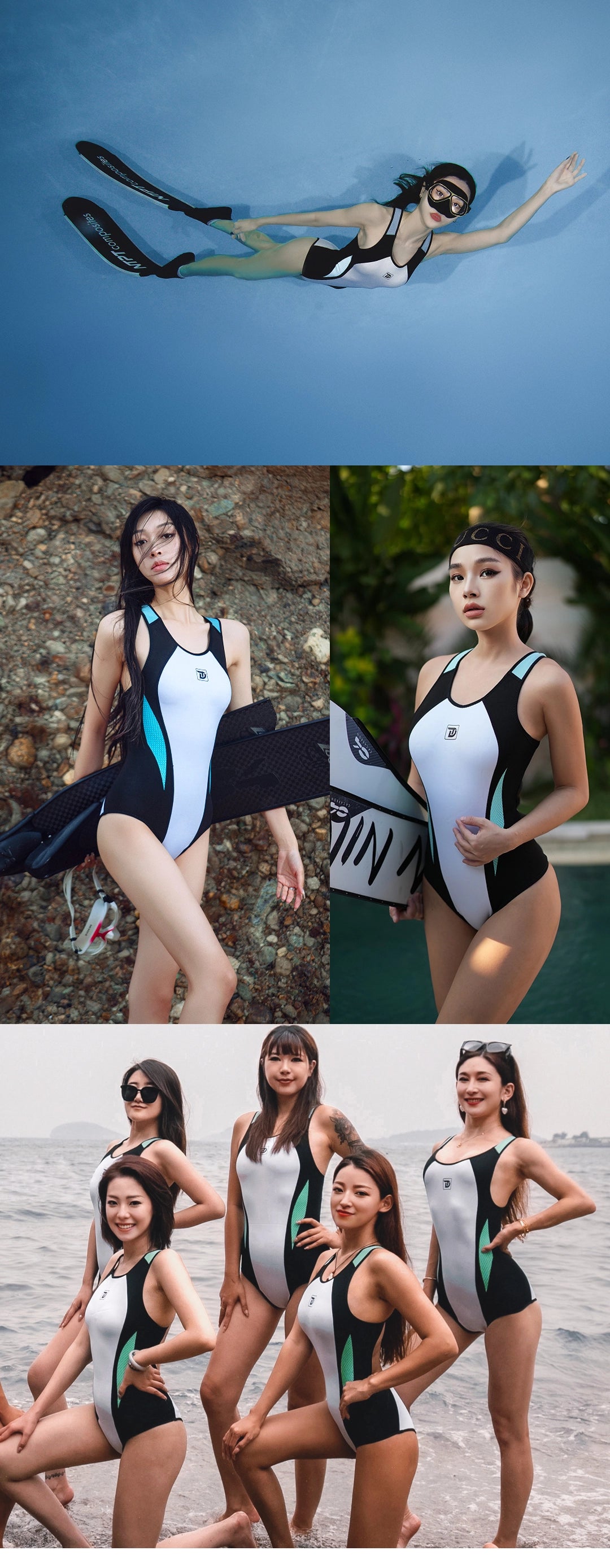 Little killer whale series bikini
