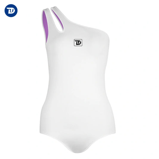 Diagonal shoulder wetsuit style bikini 2mm